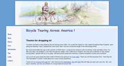 Desktop Screenshot of bicycletouringtales.com